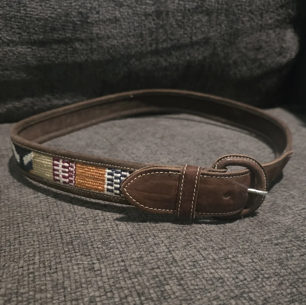 Southwestern Woven Belt Size 34